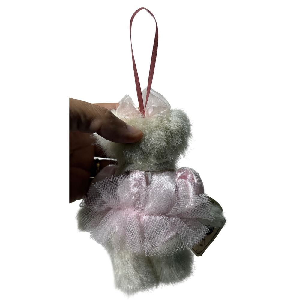Boyds Bears Twila Twinkletoes Ballerina Plush Ornament Pink Tutu 56302 TAGS - Picture 2 of 9